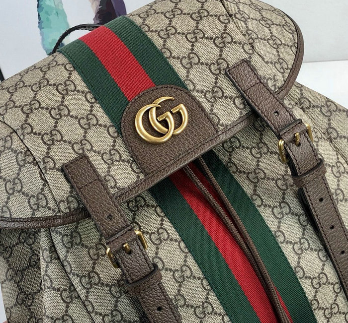 Gucci Ophidia GG Medium Backpack Brown 598140