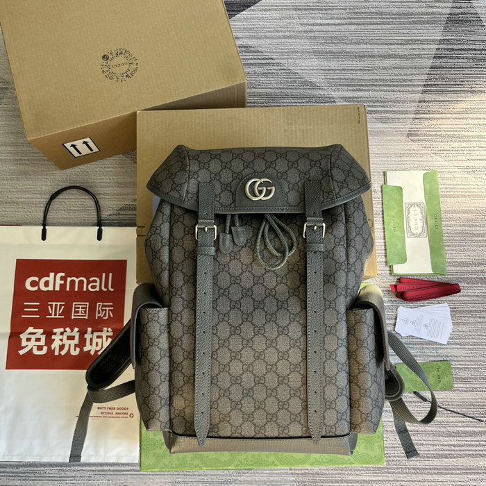 Gucci Ophidia GG Medium Backpack Grey 598140