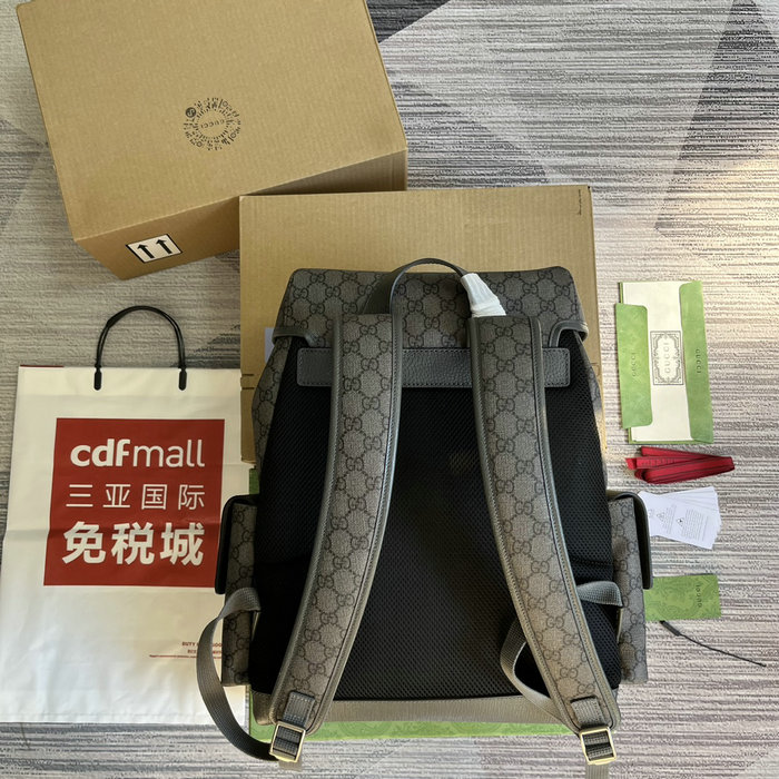 Gucci Ophidia GG Medium Backpack Grey 598140