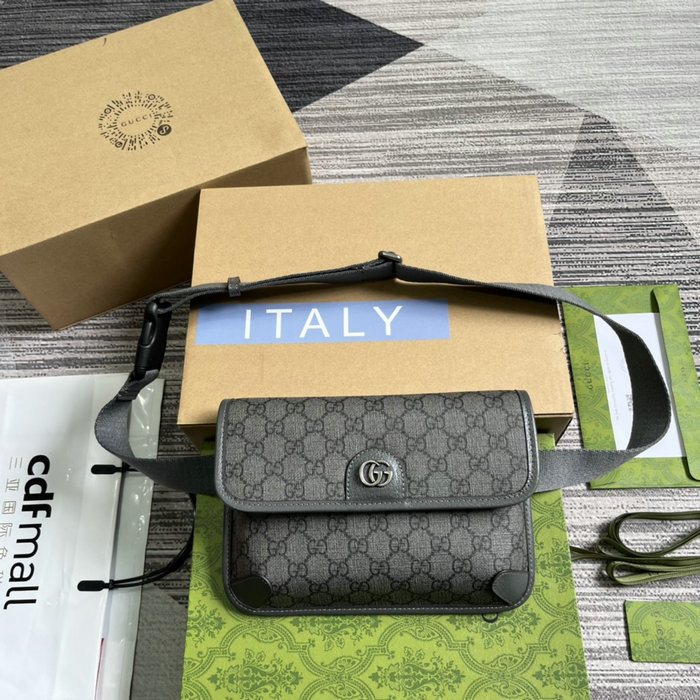 Gucci Ophidia GG Small Belt Bag Grey 752597