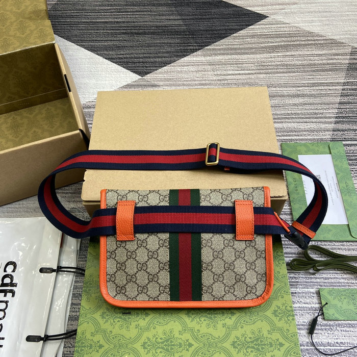 Gucci Ophidia GG Small Belt Bag Orange 752597