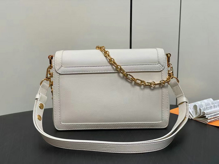 Louis Vuitton Dauphine Soft MM White M25209