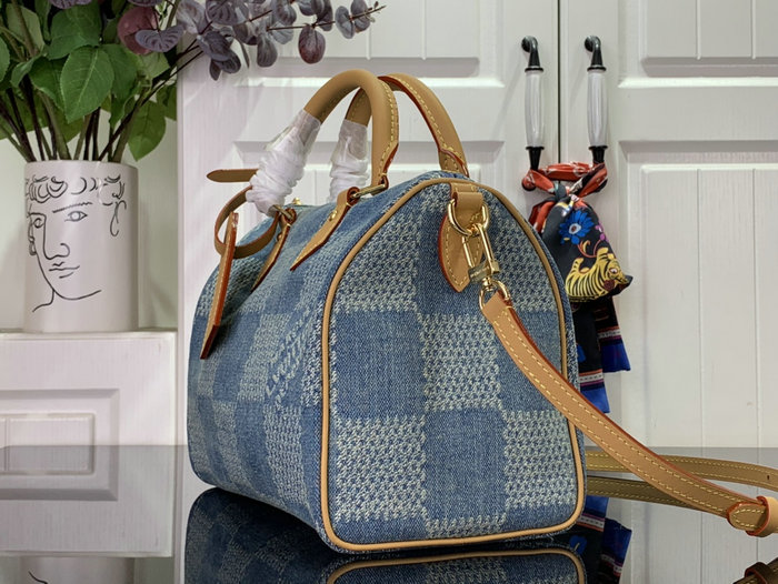 Louis Vuitton Denim Speedy 25 N40700