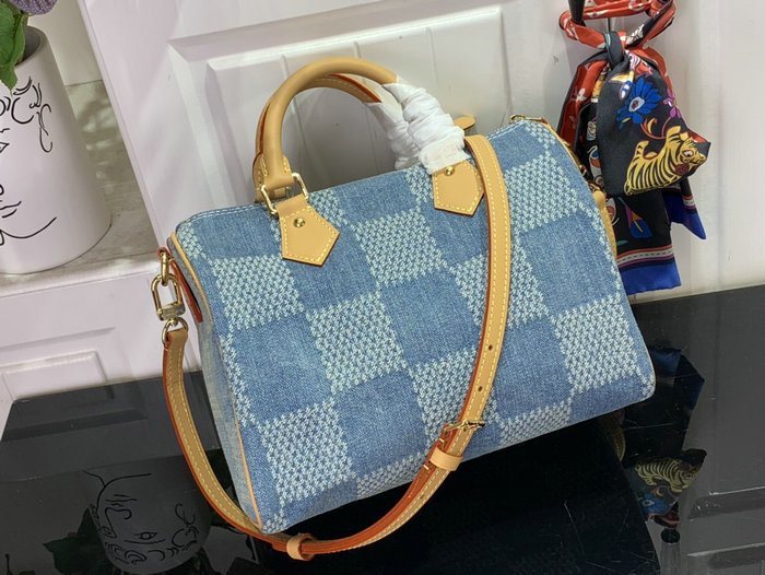 Louis Vuitton Denim Speedy 25 N40700