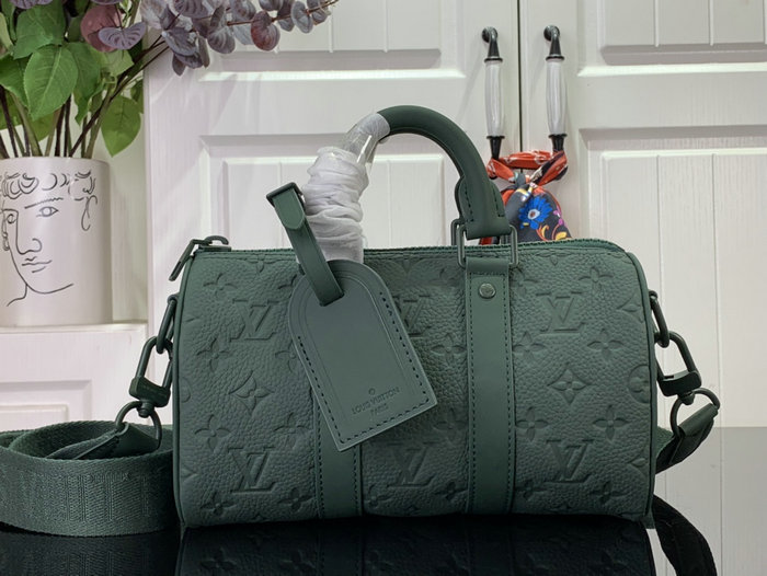 Louis Vuitton Keepall Bandouliere 25 Green M24432