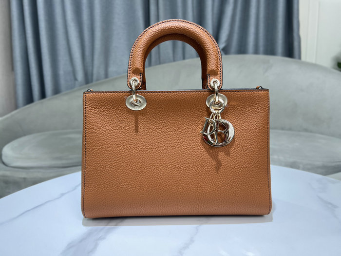 Medium Lady D-Sire My ABCDior Bag Tan DM9220