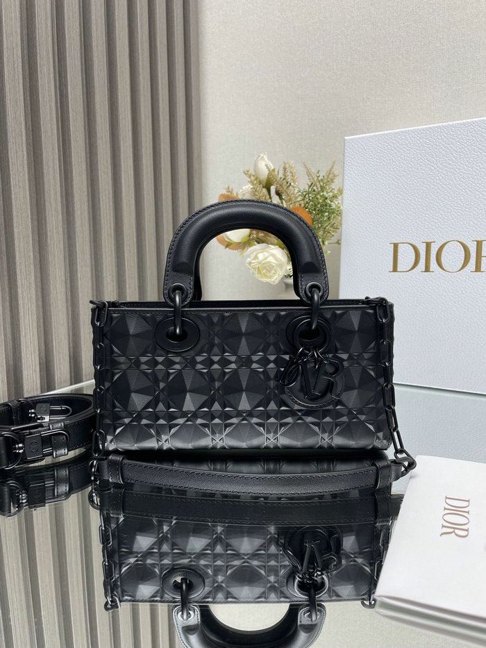 Small Dior Or Lady D-joy Bag Black DM0613