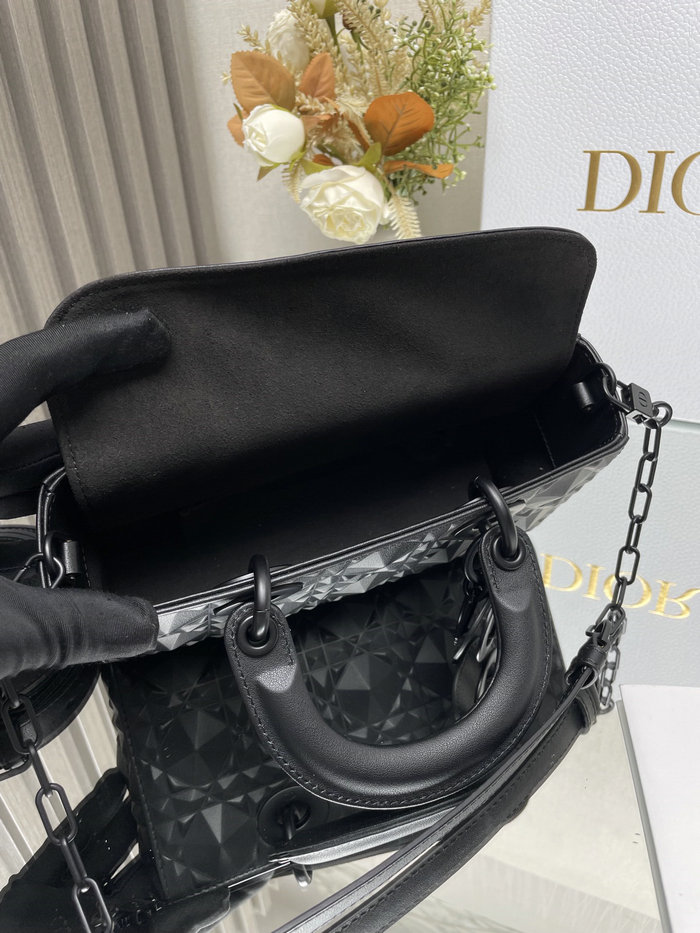 Small Dior Or Lady D-joy Bag Black DM0613