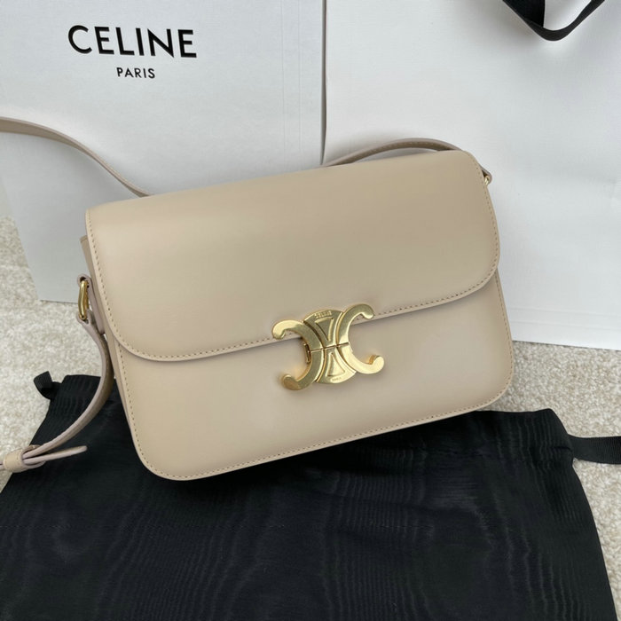 Celine Medium Triomphe Bag Beige Cl35023