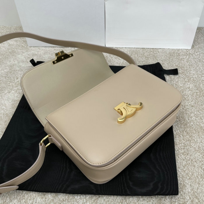 Celine Medium Triomphe Bag Beige Cl35023