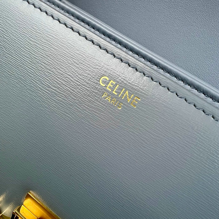 Celine Medium Triomphe Bag Blue Cl35023