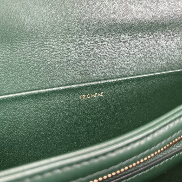 Celine Medium Triomphe Bag Green Cl35023