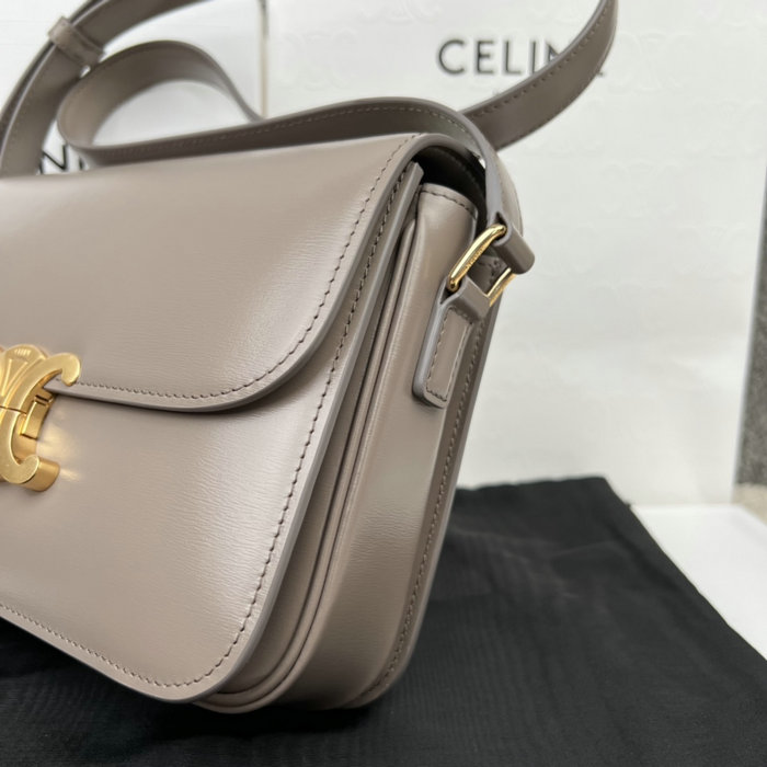 Celine Medium Triomphe Bag Grey Cl35023