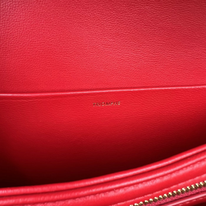 Celine Medium Triomphe Bag Red Cl35023