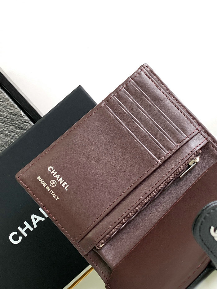 Chanel Grain Calfskin Passport Holder AP0430