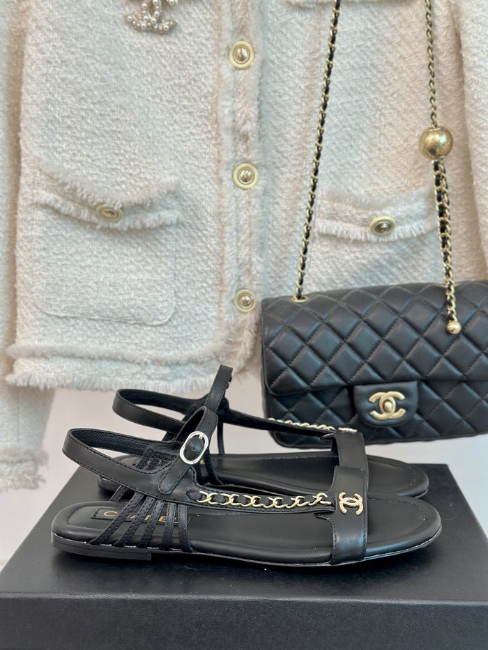 Chanel Lambskin Sandals MSC043003