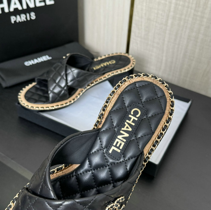 Chanel Lambskin Sandals MSC043006