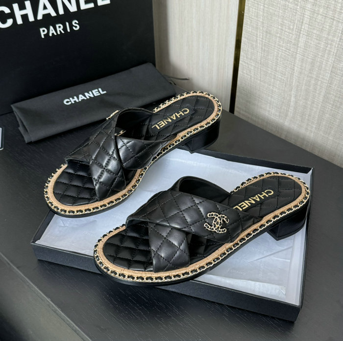 Chanel Lambskin Sandals MSC043006