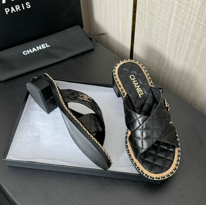 Chanel Lambskin Sandals MSC043006