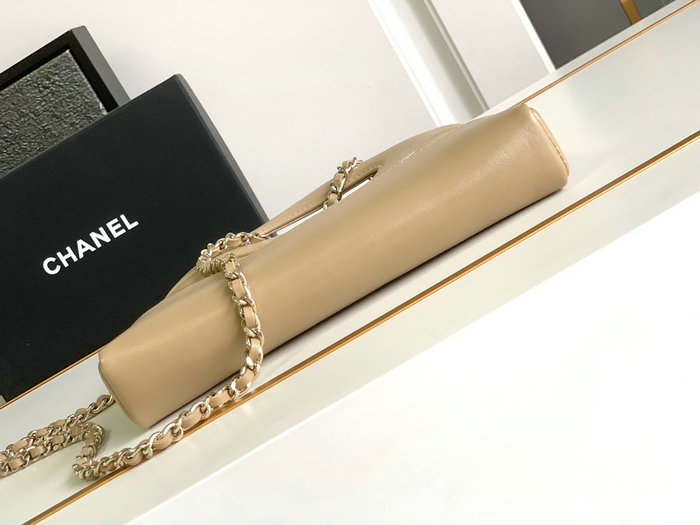 Chanel Mini 31 Clutch With Chain Beige AS3656