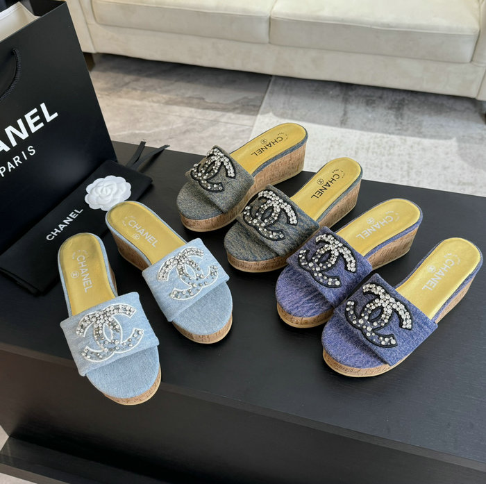 Chanel Wedge Sandals MSC043002