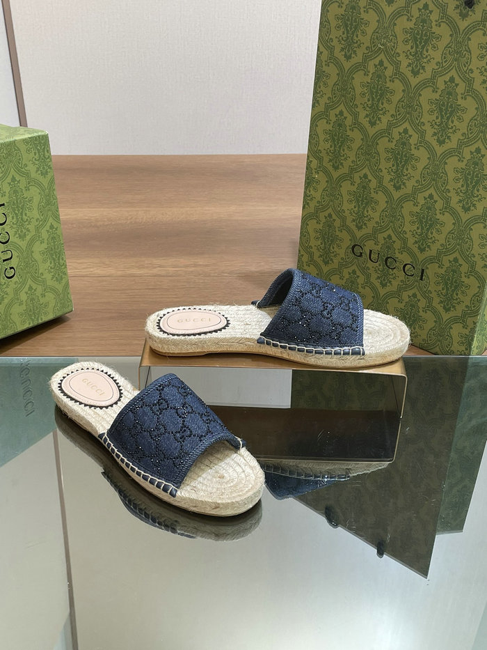 Gucci Denim Slippers MSG043003