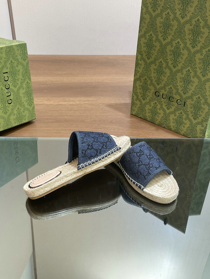 Gucci Denim Slippers MSG043003