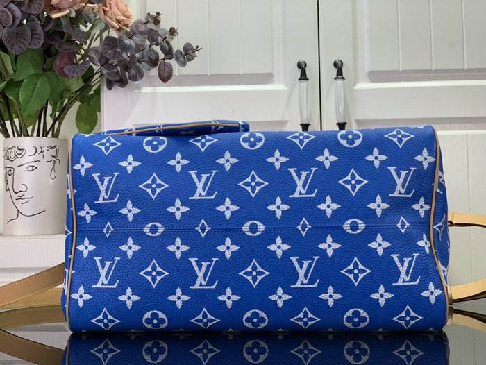 LOUIS VUITTON SPEEDY P9 BANDOULIERE 40 Blue M24419