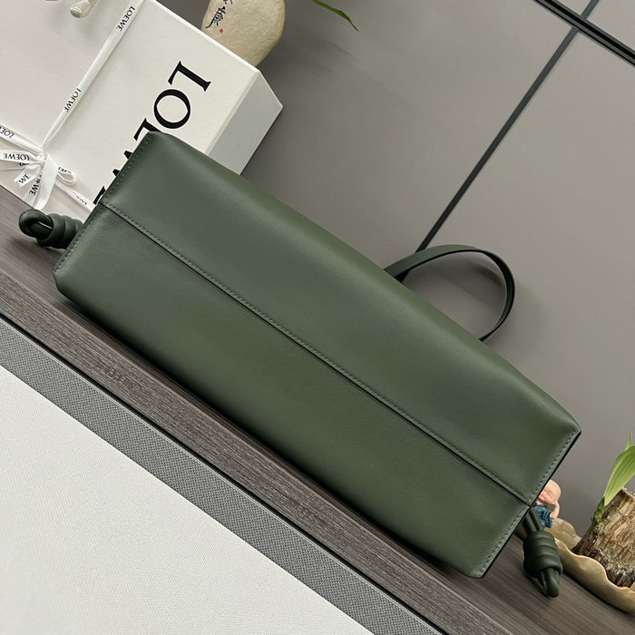 Loewe Large Flamenco Clutch Green L62350