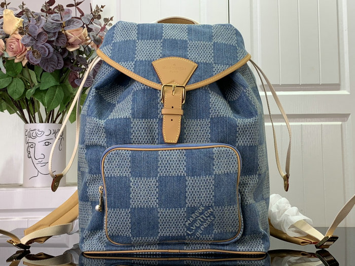 Louis VUitton Denim Backpack N40708