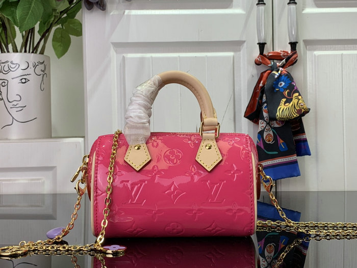 Louis VUitton Nano Speedy Neon Pink M83000