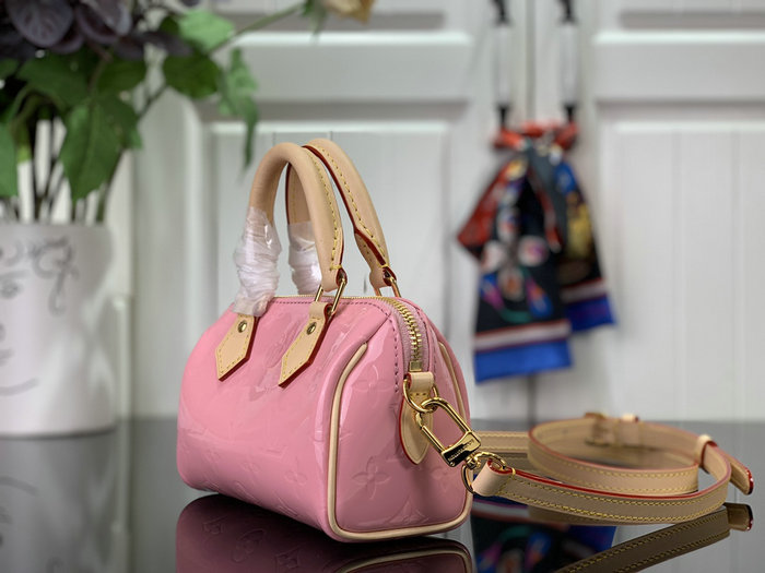 Louis VUitton Nano Speedy Pink M83000