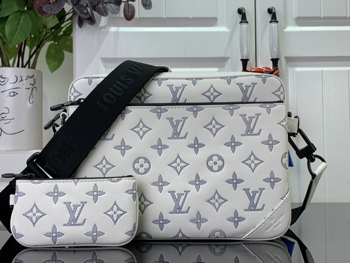 Louis Vuitton Trio Messenger White M24754