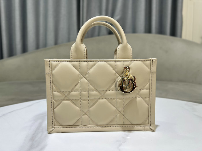 Mini Dior Book Tote Beige S5573