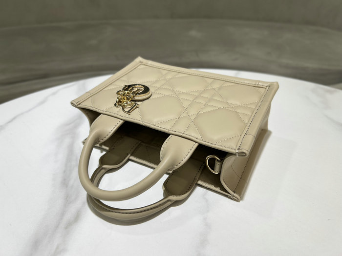 Mini Dior Book Tote Beige S5573