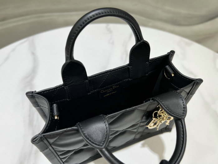 Mini Dior Book Tote Black S5573