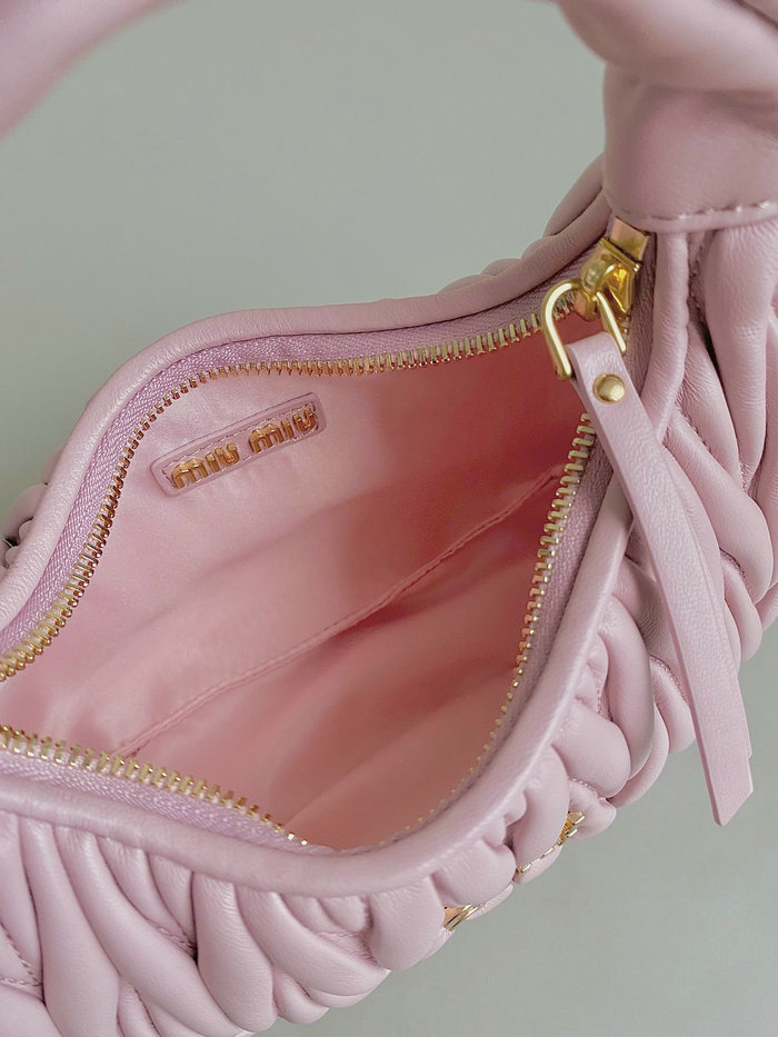 Miu Miu Wander Hobo Bag Alabaster Pink 5BC125