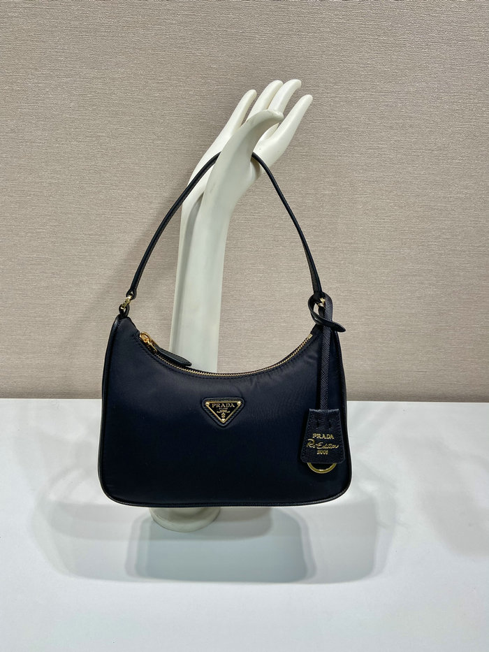 PRADA RE-EDITION 2005 RE-NYLON MINI BAG BLACK 1NE204