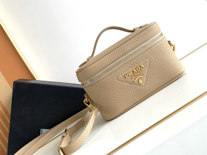 Prada Leather Mini-bag Beige 1BH202