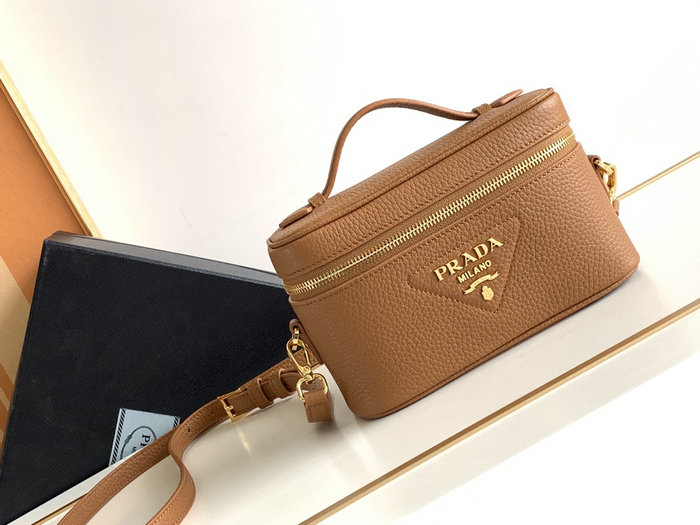 Prada Leather Mini-bag Brown 1BH202