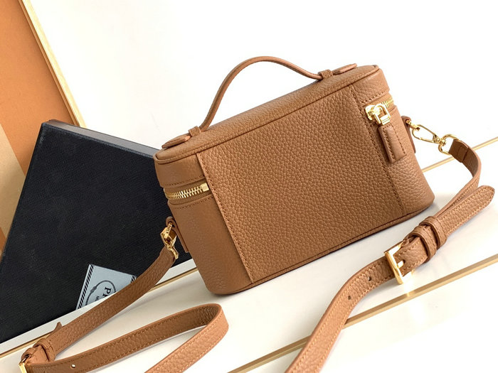 Prada Leather Mini-bag Brown 1BH202