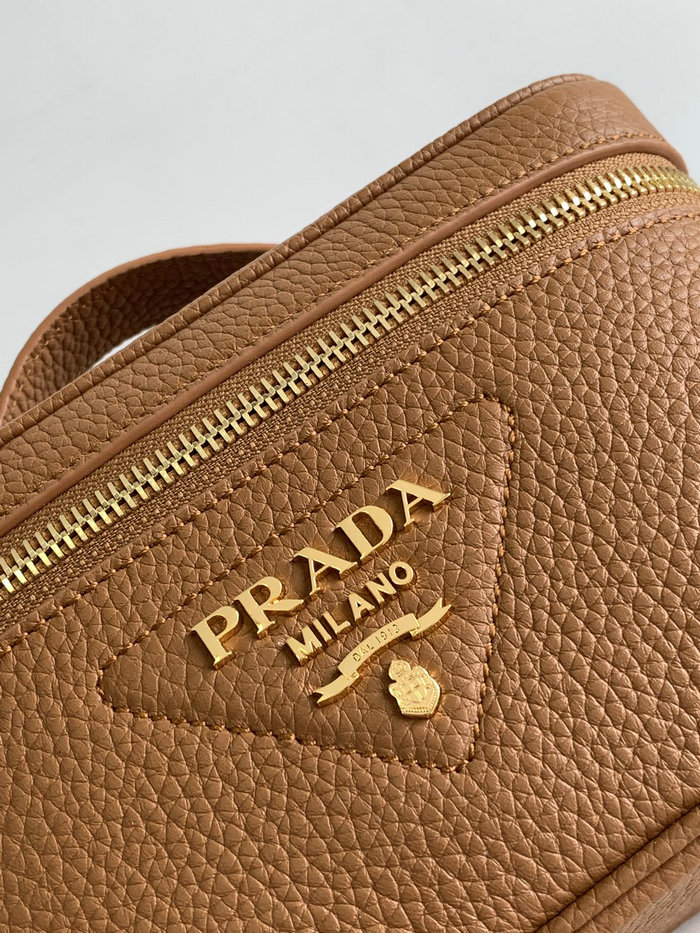 Prada Leather Mini-bag Brown 1BH202