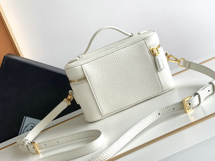 Prada Leather Mini-bag White 1BH202