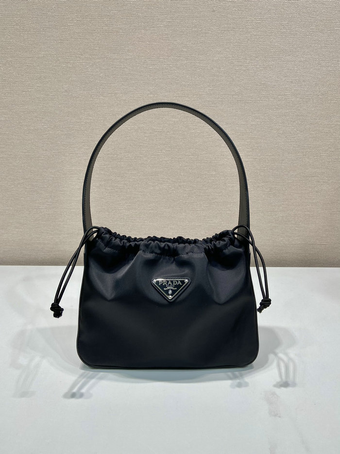 Small Prada Nylon Tote Black B6249