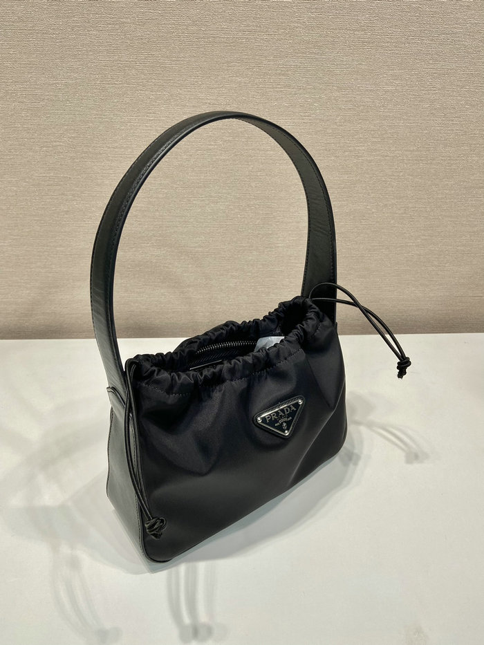 Small Prada Nylon Tote Black B6249