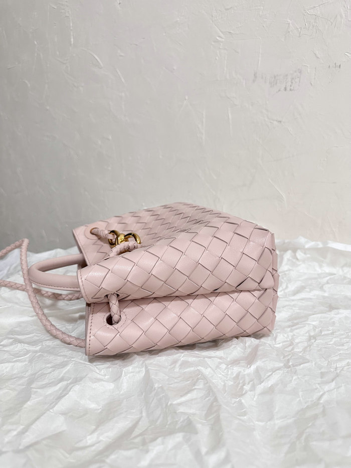 Bottega Veneta Small Andiamo Tote Bag Pink B74356