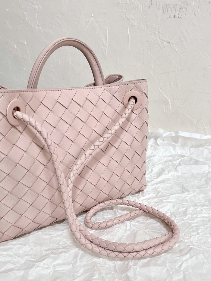 Bottega Veneta Small Andiamo Tote Bag Pink B74356