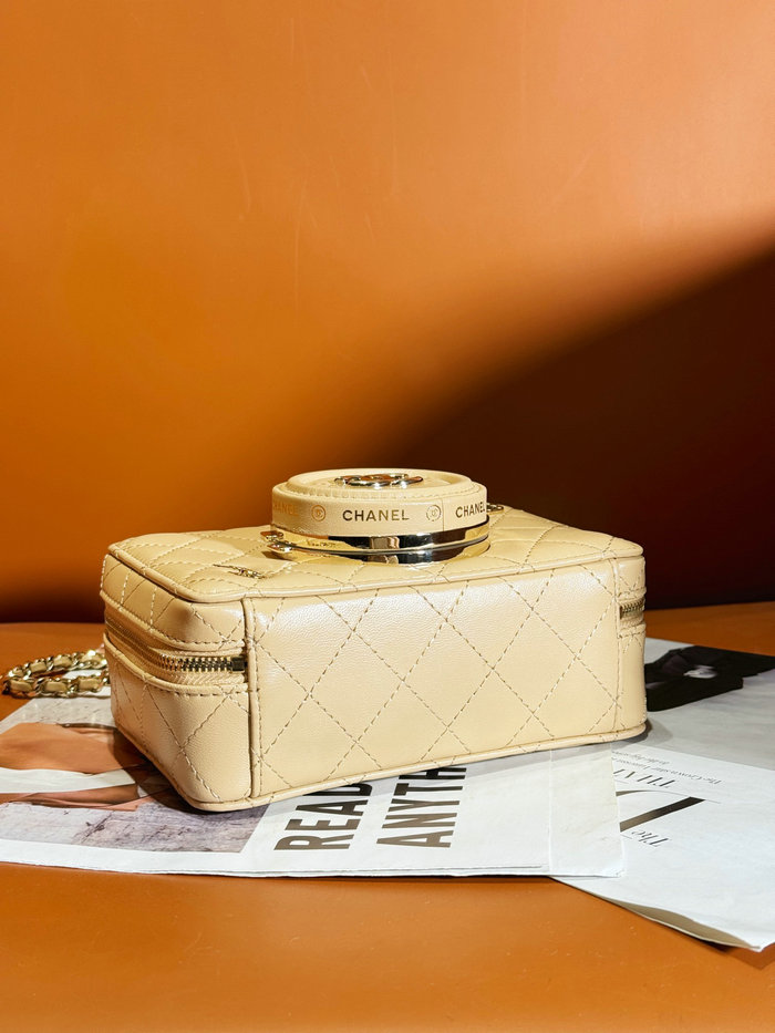 Chanel Camera Bag Beige AS4817