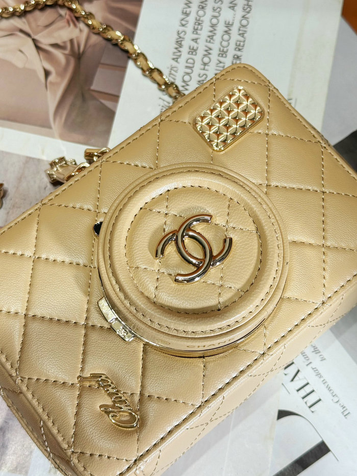 Chanel Camera Bag Beige AS4817