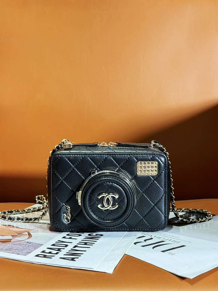 Chanel Camera Bag Black AS4817